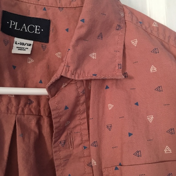 Children's Place Stylish Short-Sleeve Button-up - Picture 2 of 2